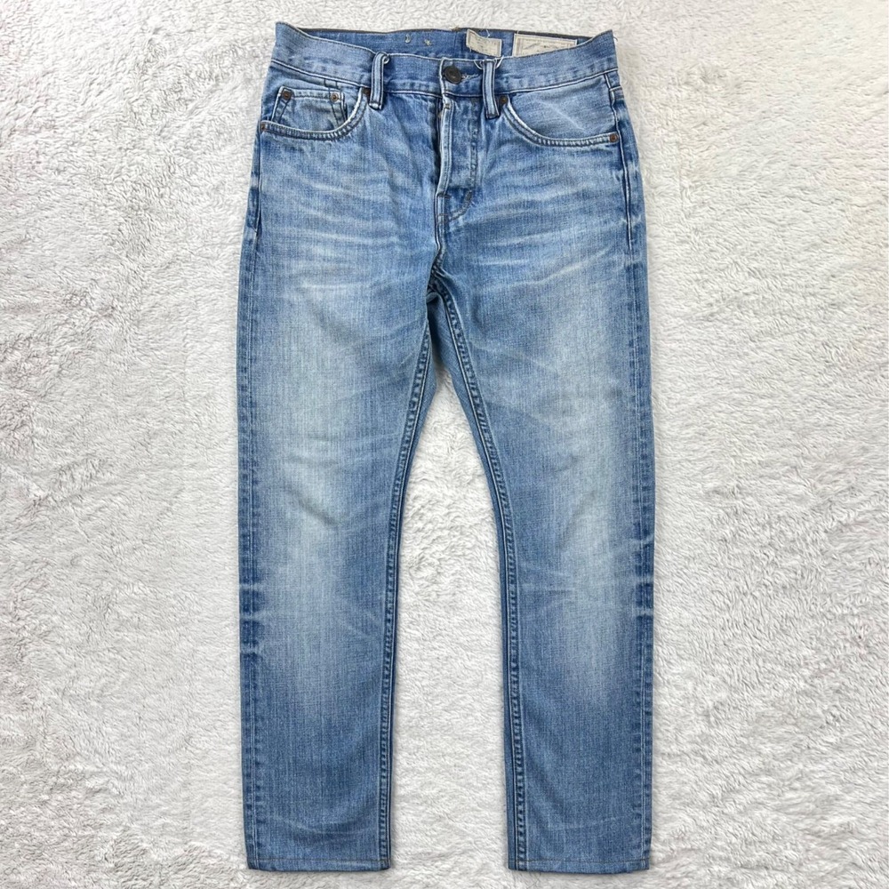 All Saints Sky Blue Skinny Jeans